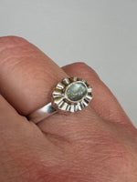 Load image into Gallery viewer, Blue Tourmaline Ring in Sterling Silver
