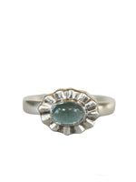 Load image into Gallery viewer, Blue Tourmaline Ring in Sterling Silver
