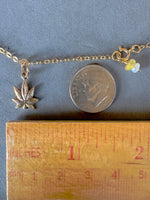 Load image into Gallery viewer, 14K Gold Pot Leaf Charm
