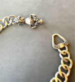 Load image into Gallery viewer, Victorian Hand Curb Chain Bracelet, Sterling Silver, Cuban chain bracelet
