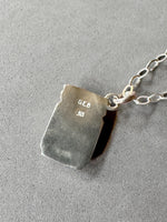 Load image into Gallery viewer, Strawberry Jam pendant in sterling silver, mason jar
