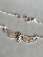 Load image into Gallery viewer, Art Nouveau Butterfly Woman necklace in Sterling Silver
