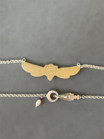 Load image into Gallery viewer, Art Nouveau Butterfly Woman necklace in Sterling Silver
