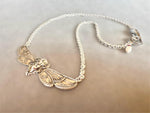 Load image into Gallery viewer, Art Nouveau Butterfly Woman necklace in Sterling Silver
