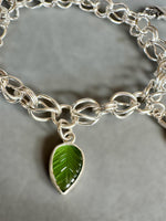 Load image into Gallery viewer, Gardening Charm Bracelet, handmade chain in sterling silver

