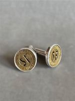 Load image into Gallery viewer, San Francisco MUNI token Cufflinks in sterling silver
