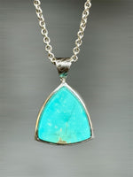 Load image into Gallery viewer, Turquoise and Silver pendant, Royston
