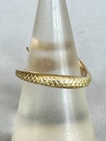 Load image into Gallery viewer, 14K Gold Snake Ring with Diamond and Rubies
