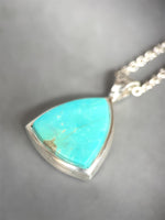 Load image into Gallery viewer, Turquoise and Silver pendant, Royston
