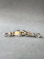 Load image into Gallery viewer, Charm Holder Hand Pendant, sterling silver, charm collection, Ruby bangle
