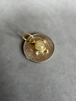 Load image into Gallery viewer, 18K Gold Rose Cut Diamond Charm, diamond pendant, solid gold
