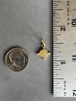 Load image into Gallery viewer, 18K Gold Rose Cut Diamond Charm, diamond pendant, solid gold
