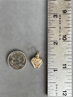 Load image into Gallery viewer, 14K Gold Strawberry Charm, solid gold pendant
