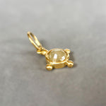 Load image into Gallery viewer, 18K Gold Rose Cut Diamond Charm Pendant, Handmade Dainty Jewelry
