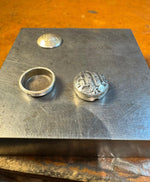 Load image into Gallery viewer, Pet Memorial Pendant with Gothic Letter, sterling silver, pet ashes, charm
