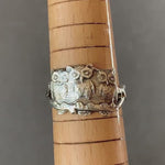 Load and play video in Gallery viewer, Owls on a Branch Ring in sterling silver, three owls, victorian
