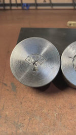 Load and play video in Gallery viewer, Get Lucky Pendant, Wax Seal, poker chip, sterling silver
