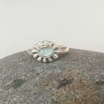 Load and play video in Gallery viewer, Blue Tourmaline Ring in Sterling Silver
