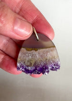 Load and play video in Gallery viewer, Carved Amethyst Necklace
