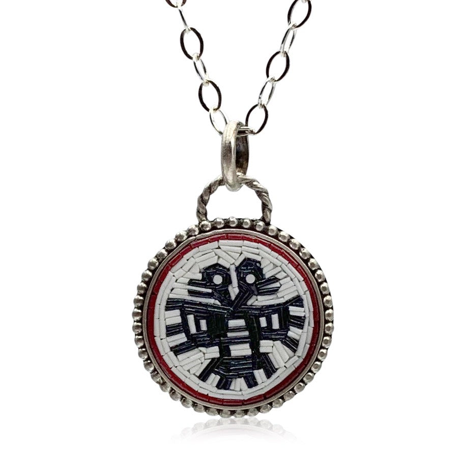 Double Headed Aztec Eagle Pendant
