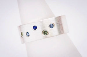 Birthstone Ring - You Choose Five Stones