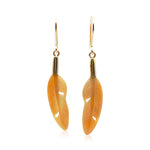 Load image into Gallery viewer, 14K Gold Mother of Pearl Earrings
