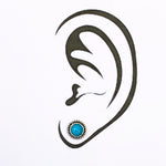 Load image into Gallery viewer, Turquoise Stud Earrings

