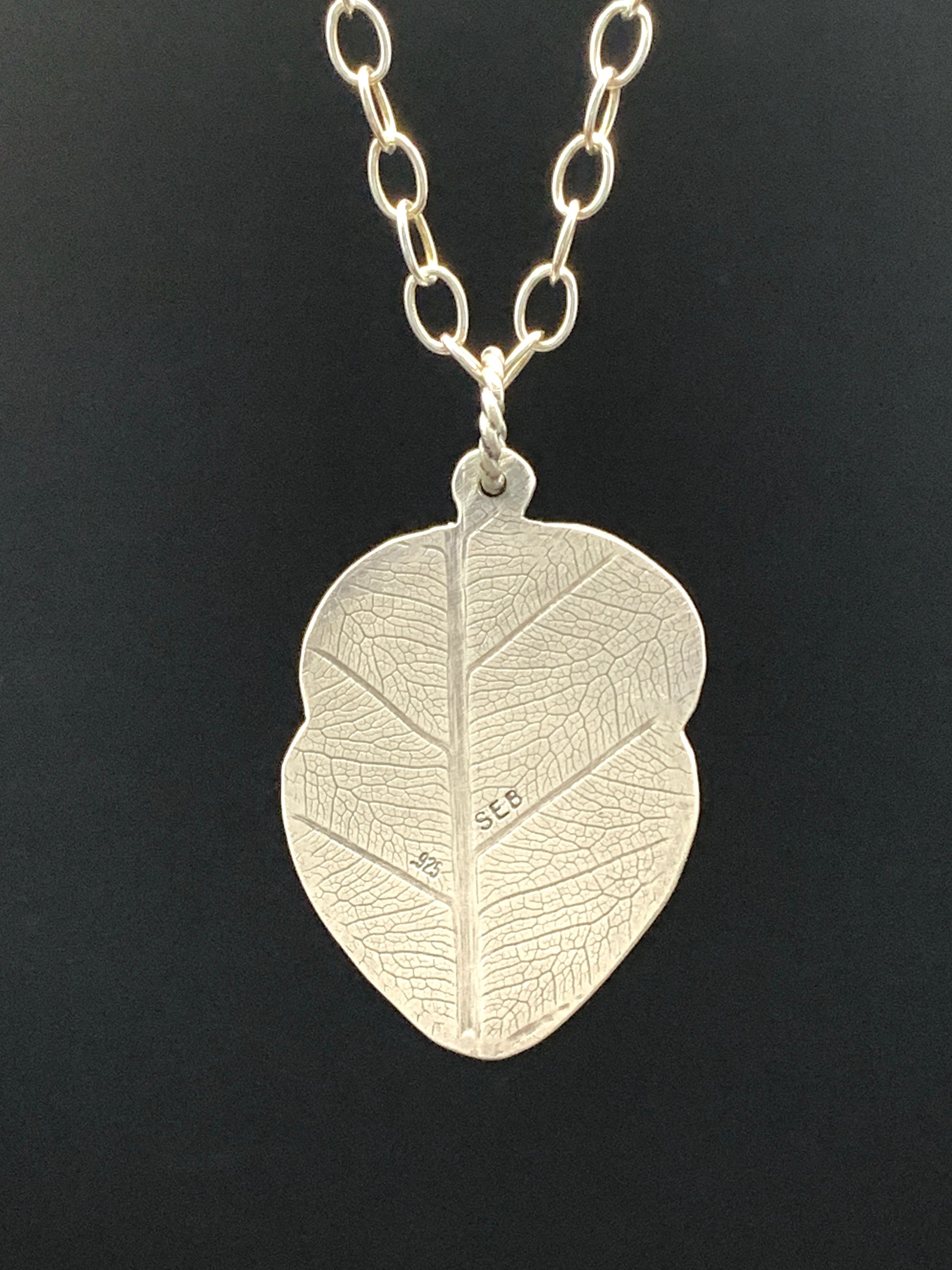 Botanical Turquoise Heart Pendant