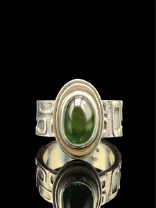 Green Tourmaline Ring