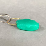 Load image into Gallery viewer, Chrysoprase Snake Charmer Necklace, 18K gold and Silver
