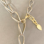Load image into Gallery viewer, Chrysoprase Snake Charmer Necklace, 18K gold and Silver
