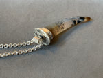 Load image into Gallery viewer, Montana Agate Claw Pendant
