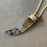 Load image into Gallery viewer, Montana Agate Claw Pendant
