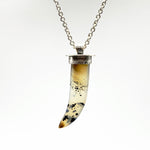 Load image into Gallery viewer, Montana Agate Claw Pendant
