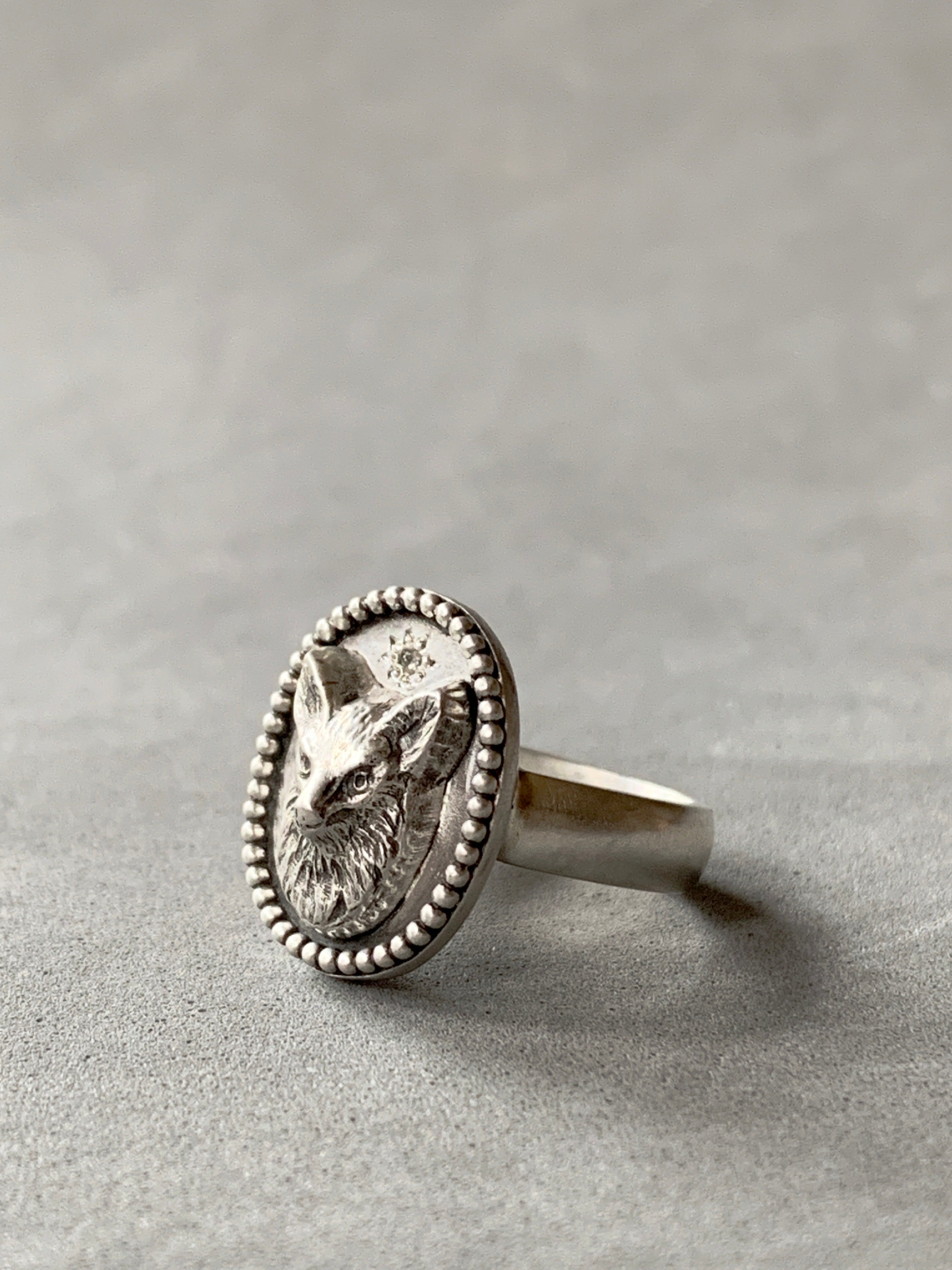 Fox Signet Ring