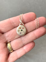 Load image into Gallery viewer, Rainbow River Stone Pendant
