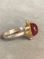 Load image into Gallery viewer, Ruby Ring in 18K Gold and Sterling Silver
