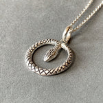 Load image into Gallery viewer, Snake Pendant in Silver
