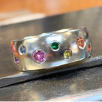 Load image into Gallery viewer, Birthstone Ring - You Choose Five Stones
