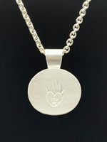 Load image into Gallery viewer, Aquamarine Pendant with Natural Top
