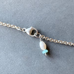 Load image into Gallery viewer, Aquamarine Pendant with Natural Top
