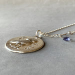Load image into Gallery viewer, Silver Athena Owl Pendant
