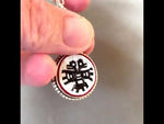 Load and play video in Gallery viewer, Double Headed Aztec Eagle Pendant
