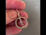 Load and play video in Gallery viewer, Snake Pendant with lab Ruby
