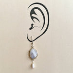 Load image into Gallery viewer, White Geodes with Pearls
