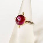 Load image into Gallery viewer, Ruby Ring in 18K Gold and Sterling Silver
