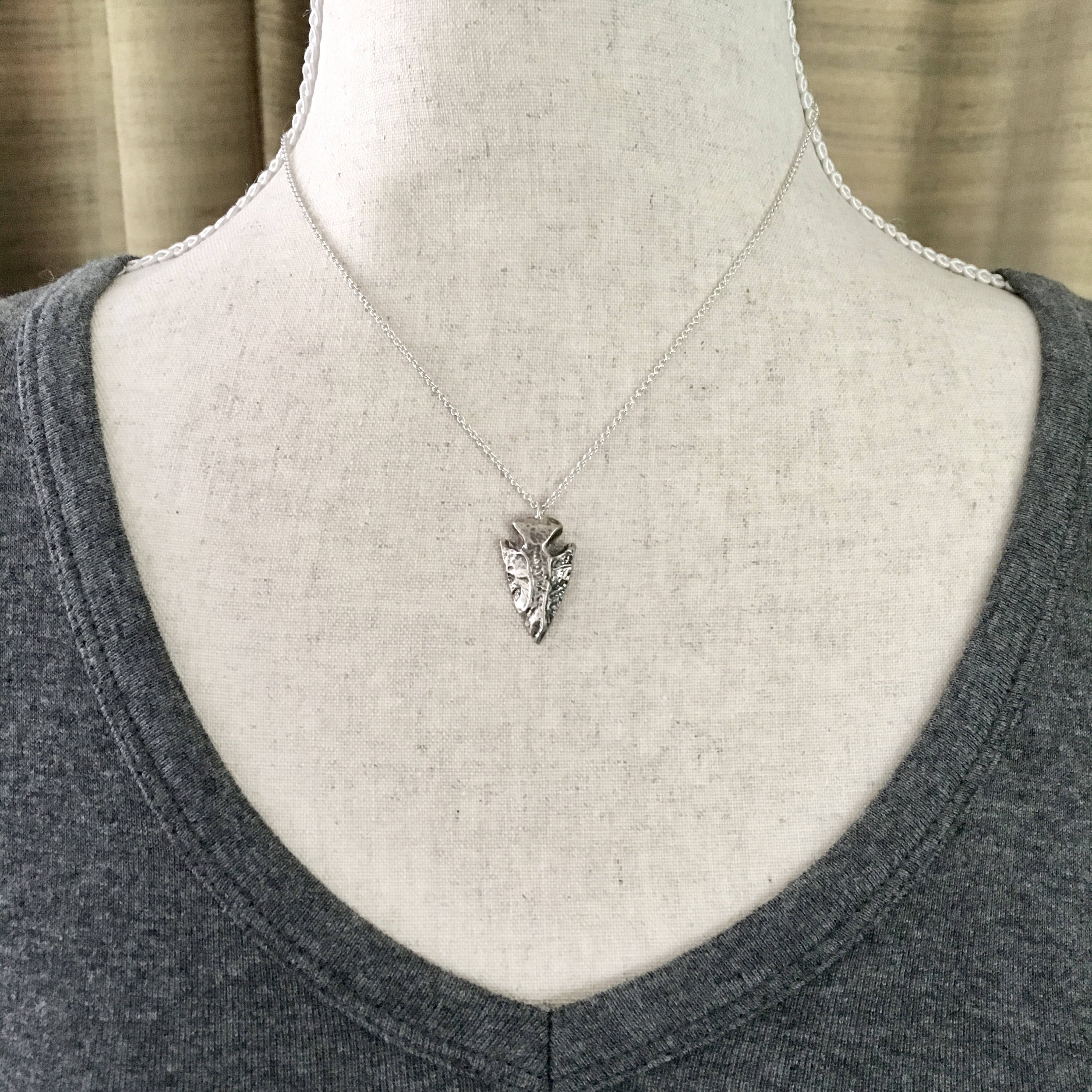 Silver Arrowhead Charm