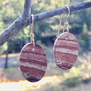 Jasper Earrings in Gold