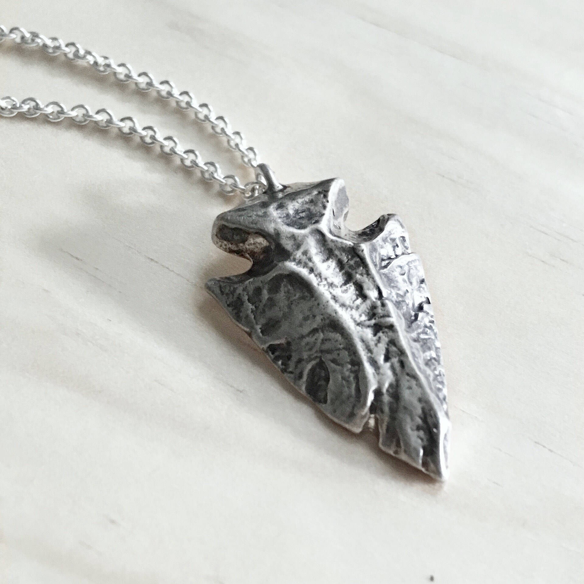 Silver Arrowhead Charm