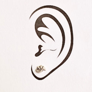 Acanthus Leaf Stud Earrings